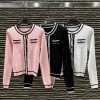 CHANEL 샤넬 크로쉐 니트 가디건