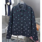 LOUIS VUITTON 루이비통 블라종 그라디언트 엠브로이더드 데님 자켓