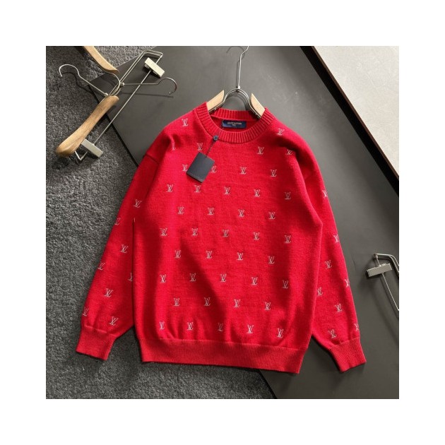 LOUIS VUITTON 루이비통 엠브로이더드 시그니처 올오버 니트 2COLOR