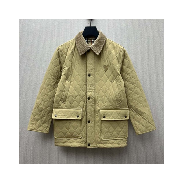 BURBERRY 버버리 쉴드 자수 나일론 퀄팅 자켓
