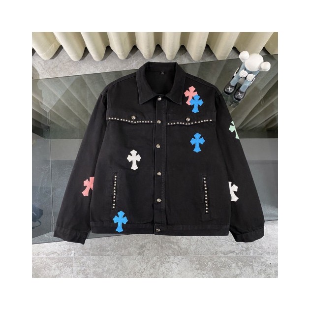 CHROME HEARTS 크롬하츠 멀티 크로스 데님 자켓
