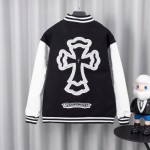 CHROME HEARTS 크롬하츠 크로스 바시티 자켓 　