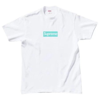 ●9월 판매 12위● SUPREME x TIFFANY 슈프림 X 티파니 박스 로고 티셔츠 21FW ●해외 특별할인전●