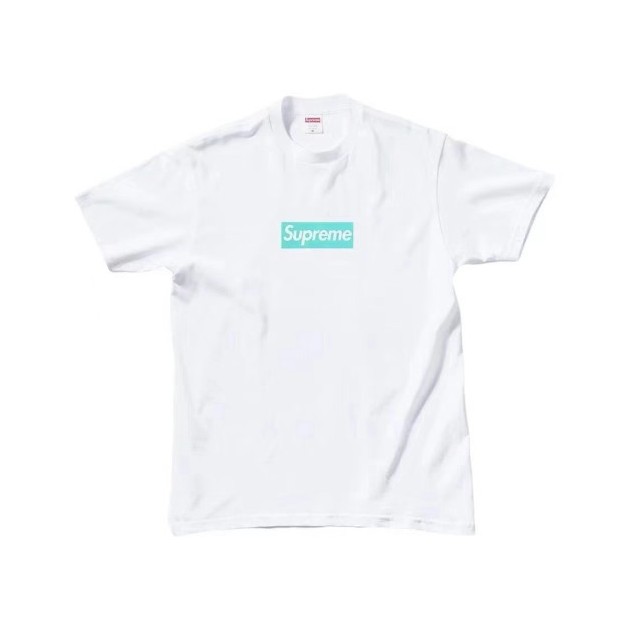 ●9월 판매 12위● SUPREME x TIFFANY 슈프림 X 티파니 박스 로고 티셔츠 21FW ●해외 특별할인전●