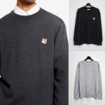 MAISON KITSUNE 메종키츠네 폭스헤드  라운드니트