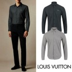 LOUIS VUITTON 루이비통 모노자수 패턴 셔츠