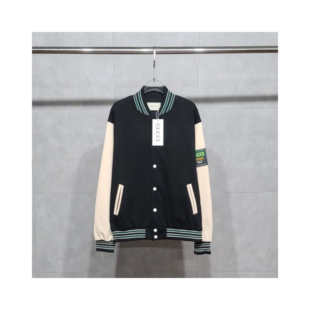 GUCCI 구찌 자수로고 바시티 자켓