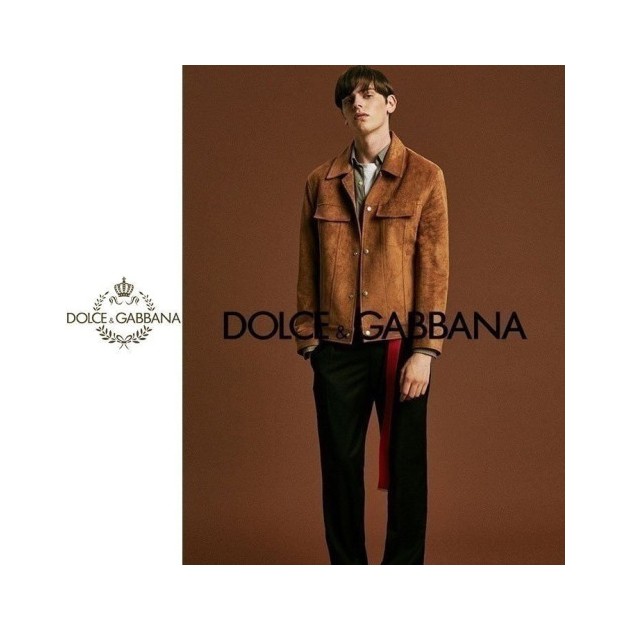 DOLCE&GABBANA 돌체앤가바나 스웨이드 트러커자켓