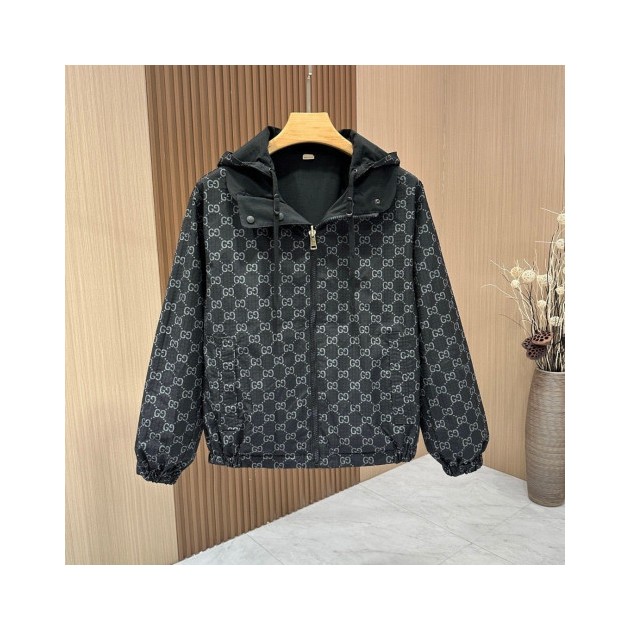 GUCCI 구찌 리버시블 립스탑 자켓