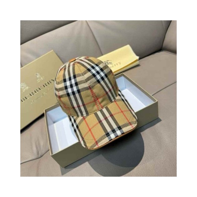 BURBERRY 버버리 체크 모자