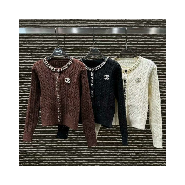 CHANEL 샤넬 비즈 가디건