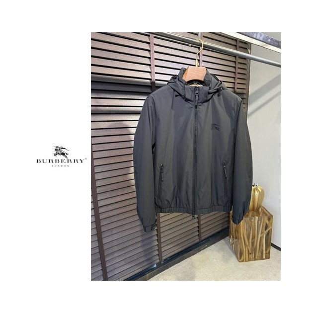 BURBERRY 버버리 블랙로고 후드 점퍼