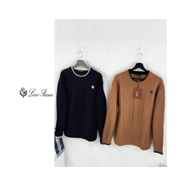 LOROPIANA 로로피아나 케이블 라운드 울니트