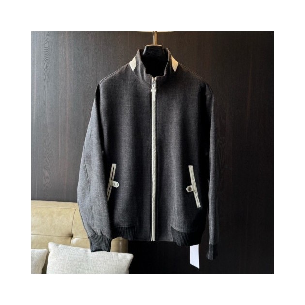MAISON MARGIELA 메종마르지엘라 레더스트랩 집업 자켓