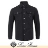 LOROPIANA 로로피아나 투포켓 자수로고 코튼 스판자켓