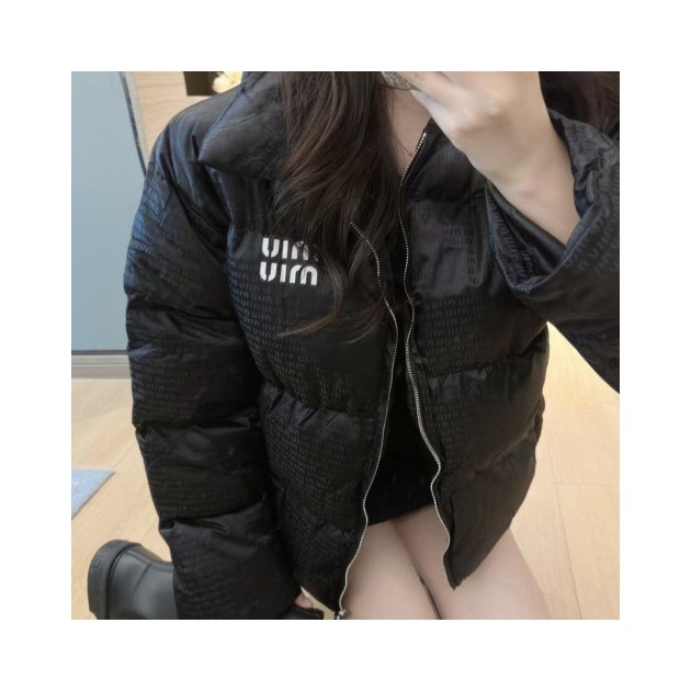 MIUMIU 미우미우 시그니처 로고 구스 패딩