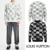LOUIS VUITTON 루이비통 다미에 자가드 모헤어 니트