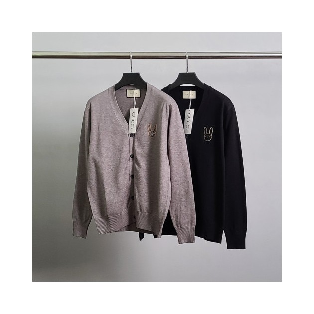 GUCCI 구찌 래빗자수 울 가디건
