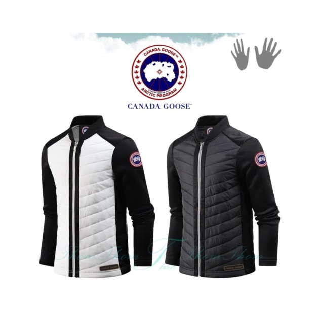CANADA GOOSE 캐나다구스 슬림핏 사선 패딩 점퍼