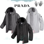 PRADA 프라다 베이직 라이트 후드 패딩