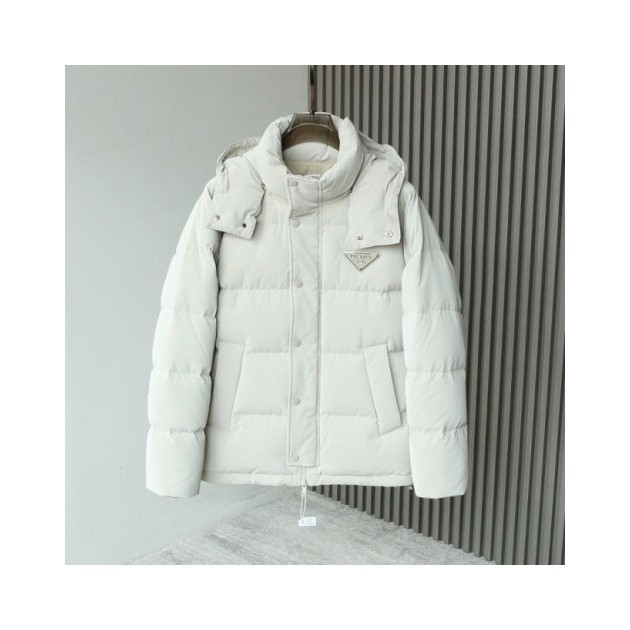 PRADA 프라다 메탈 플레이트 다운 패딩 2COLOR