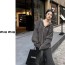 MIUMIU 미우미우 단가라 레터링 니트 후드집업 2COLOR