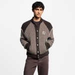 LOUIS VUITTON 루이비통 니트 코튼 자카드 봄버 자켓