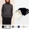 AMI 아미 드 꾀흐 엠브로이더리 터틀넥 니트