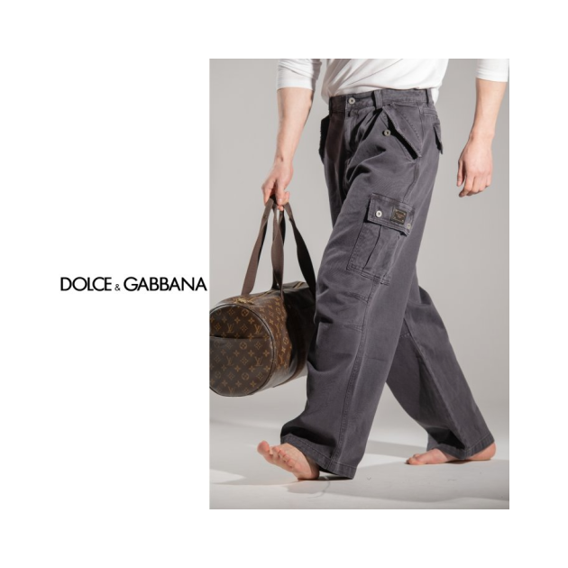 DOLCE&GABBANA 돌체앤가바나 투버튼 필드 카고 팬츠 2COLOR