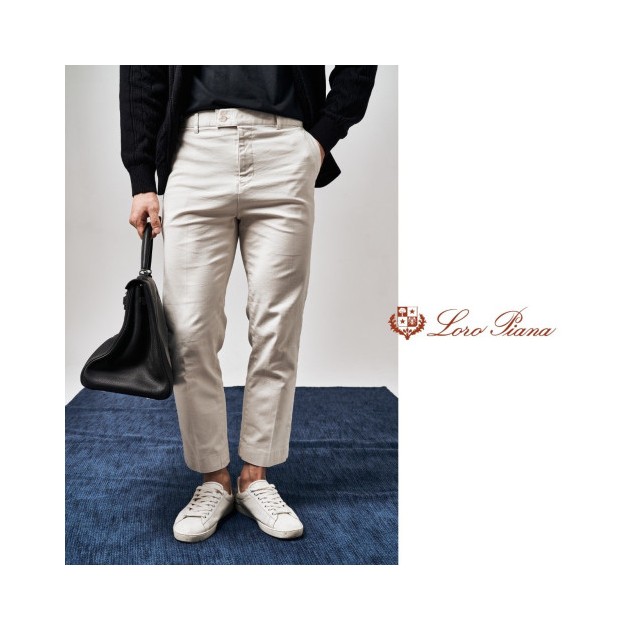 LOROPIANA 로로피아나 로우 워싱 면바지 3COLOR