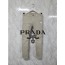 PRADA 프라다 절개 옆밴딩 워싱 팬츠 3COLOR