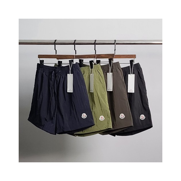 MONCLER 몽클레어 로고와펜 나일론 5부 팬츠