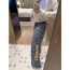 CHROME HEARTS 크롬하츠 레터링 체크 팬츠