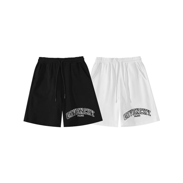 GIVENCHY 지방시 6385 자수 로고 스웨트 쇼츠