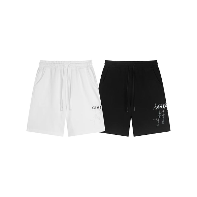 GIVENCHY 지방시 6418 라이트닝 로고 스웨트 쇼츠