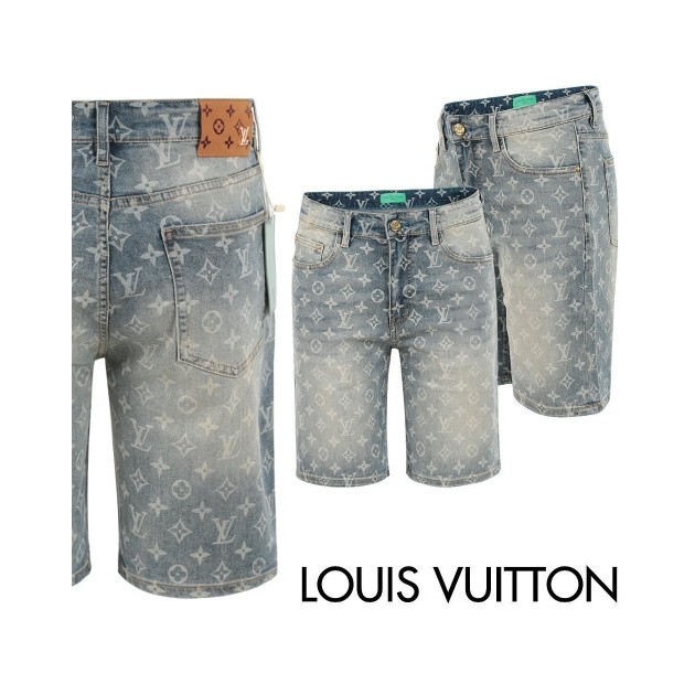 LOUIS VUITTON 루이비통 모노그램 페인트 하프 팬츠