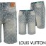 LOUIS VUITTON 루이비통 모노그램 페인트 하프 팬츠