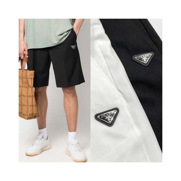 PRADA 프라다 하프슬랙스